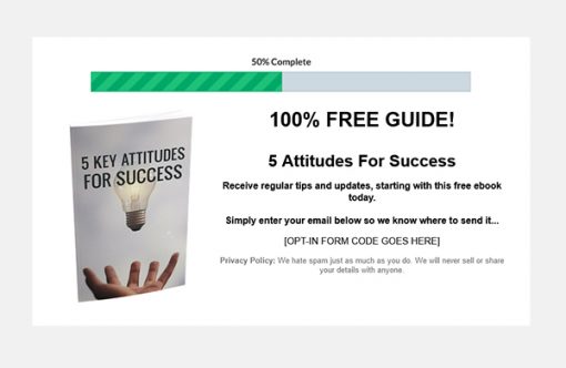 Attitude is Key Ebook and Videos MRR Optin