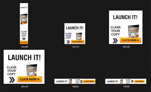 Launch It Idea to Startup Ebook and Videos MRR Banners