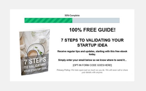 Launch It Idea to Startup Ebook and Videos MRR Optin