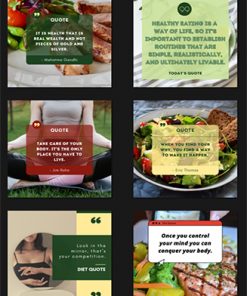 Keto Social Media Pack PLR Graphics