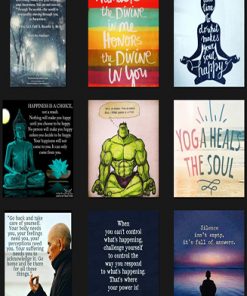 Yoga Quotes PLR Graphics Vol 5