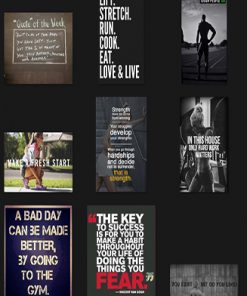 Fitness Quotes PLR Graphics Vol 2