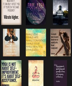 Yoga Quotes PLR Graphics Vol 12
