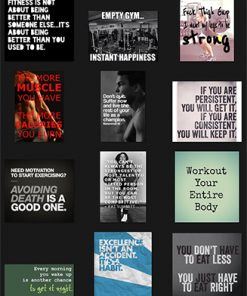 Fitness Quotes PLR Graphics Vol 4