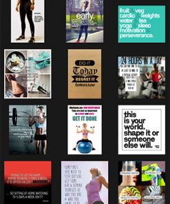 Fitness Quotes PLR Graphics Vol 9