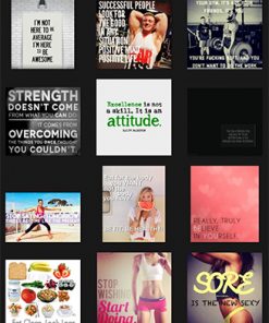 Fitness Quotes PLR Graphics Vol 14