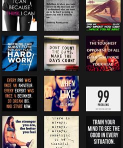 Fitness Quotes PLR Graphics Vol 19