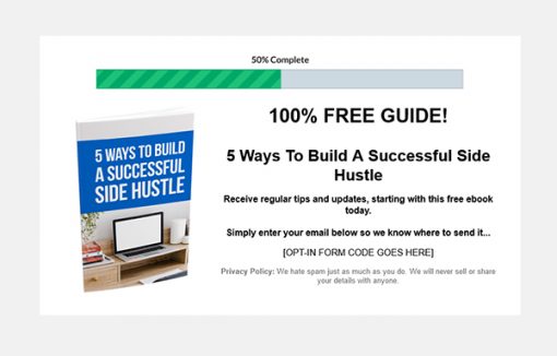 Side Hustlers Blueprint Ebook and Videos MRR