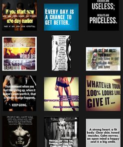 Fitness Quotes PLR Graphics Vol 24