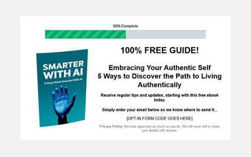 AI for Productivity Ebook and Videos MRR Optin Download