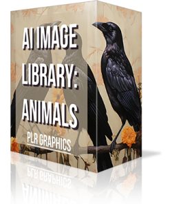 AI Image Library Animals PLR Graphics