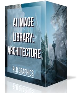 AI Image Library Architecture PLR Graphics