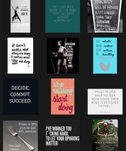 Fitness Quotes PLR Graphics Vol 27