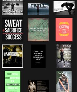 Fitness Quotes PLR Graphics Vol 28