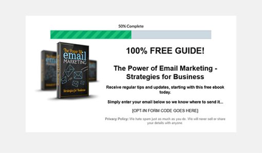 Power of Email Marketing PLR Ebook and Videos