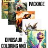 Dinosaur Coloring and Story PLR Ebooks