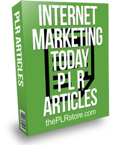 Internet Marketing Today PLR Articles