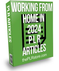 Working from Home in 2024 PLR Articles
