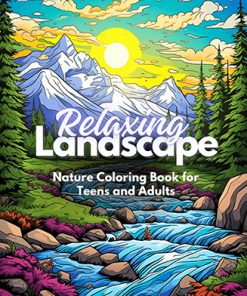 Relaxing Landscapes PLR Coloring Book