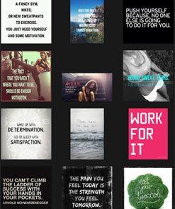 Fitness Quotes PLR Graphics Vol 35