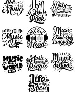 Musician Designs PLR Graphics