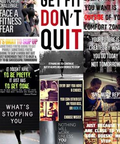 Fitness Quotes PLR Graphics Vol 37