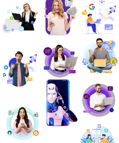 Salespage People Images PLR Graphics Vol 13