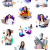 Salespage People Images PLR Graphics Vol 15