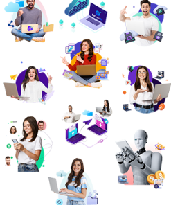 Salespage People Images PLR Graphics Vol 15