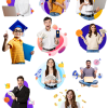 Salespage People Images PLR Graphics Vol 17