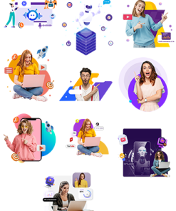 Salespage People Images PLR Graphics Vol 20