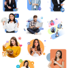 Salespage People Images PLR Graphics Vol 23