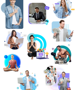 Salespage People Images PLR Graphics Vol 28