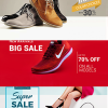 Footwear Horizontal Ad Templates PLR Graphics Vol2