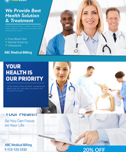 Medical Horizontal Ad Templates PLR Graphics