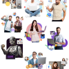 Salespage People Images PLR Graphics Vol 35