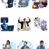 Salespage People Images PLR Graphics Vol 37