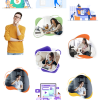 Salespage People Images PLR Graphics Vol 43