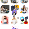 Salespage People Images PLR Graphics Vol 44