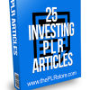 25 Investing PLR Articles