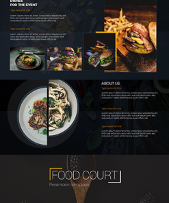 Food Presentation Templates PLR Graphics