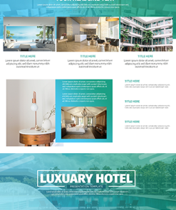 Hotel Presentation Templates PLR Graphics
