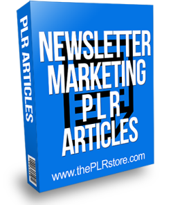 Newsletter Marketing PLR Articles