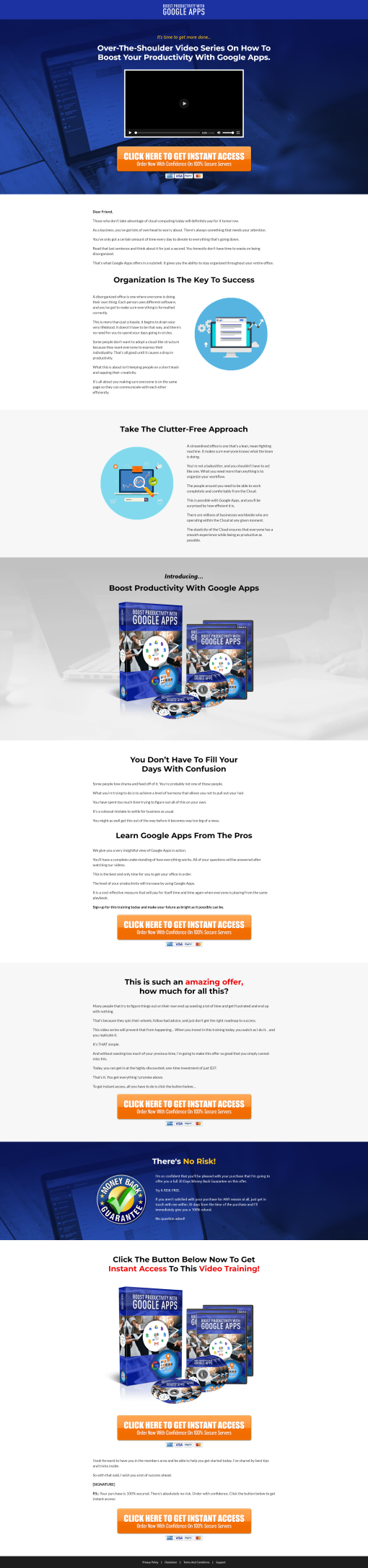Boost Productivity with Google Apps MRR Videos Sales