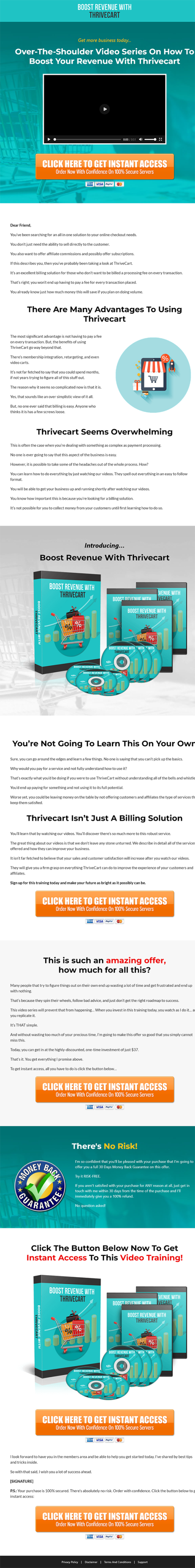 Boost Revenue with Thrivecart MRR Videos Sales