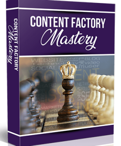 Content Factory Mastery MRR Videos