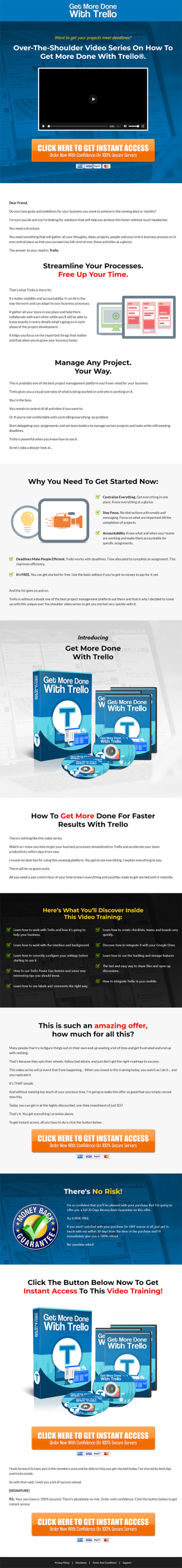 Get More Done with Trello MRR Videos Sales