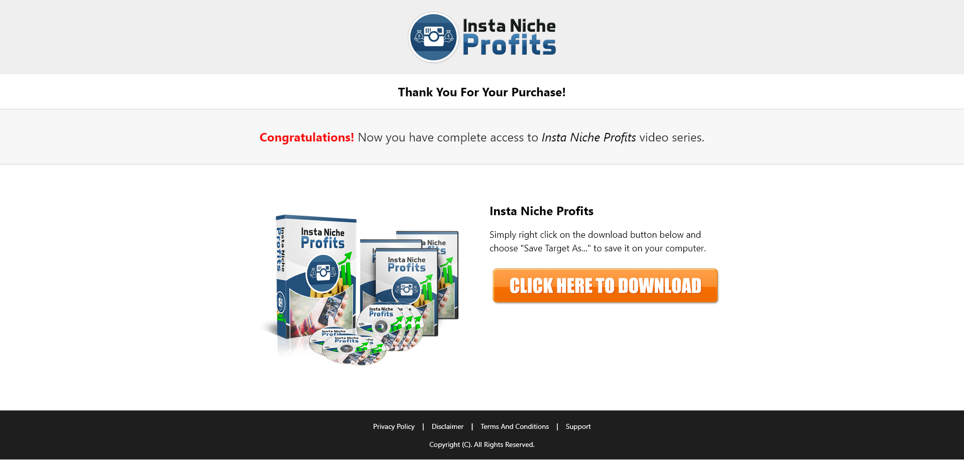 Instant Niche Profits MRR Videos Sale TY
