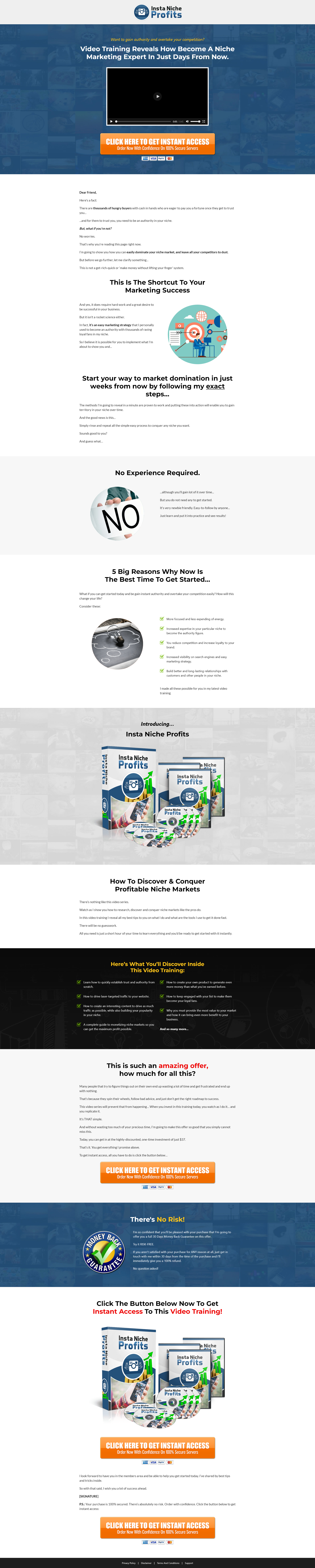 Instant Niche Profits MRR Videos Sales