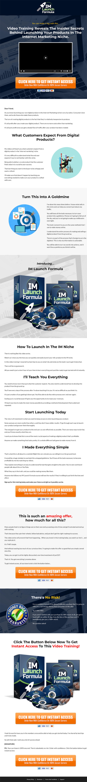 Internet Marketing Launch Formula MRR Videos Sales